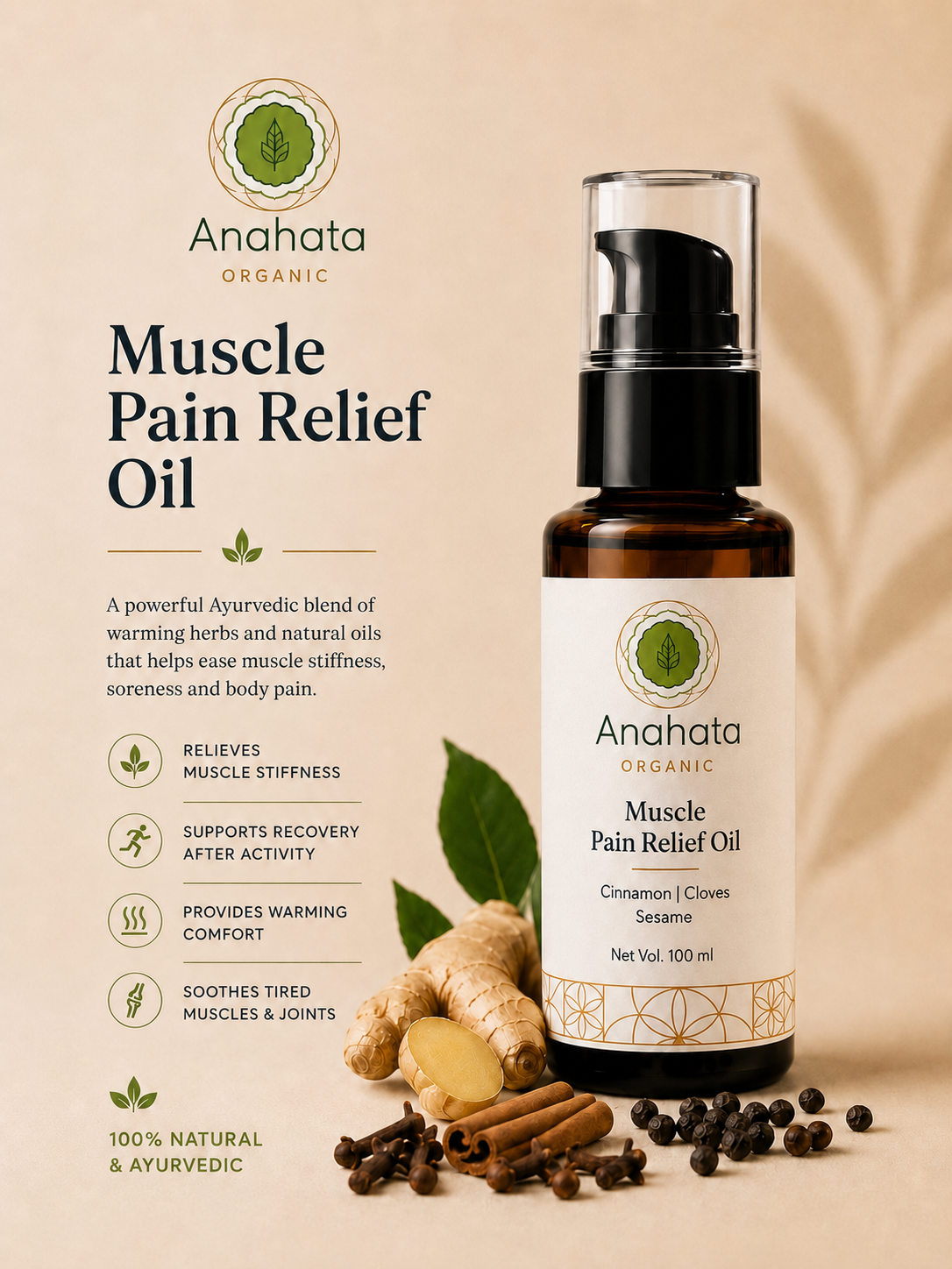 Muscle Pain Relief Oil