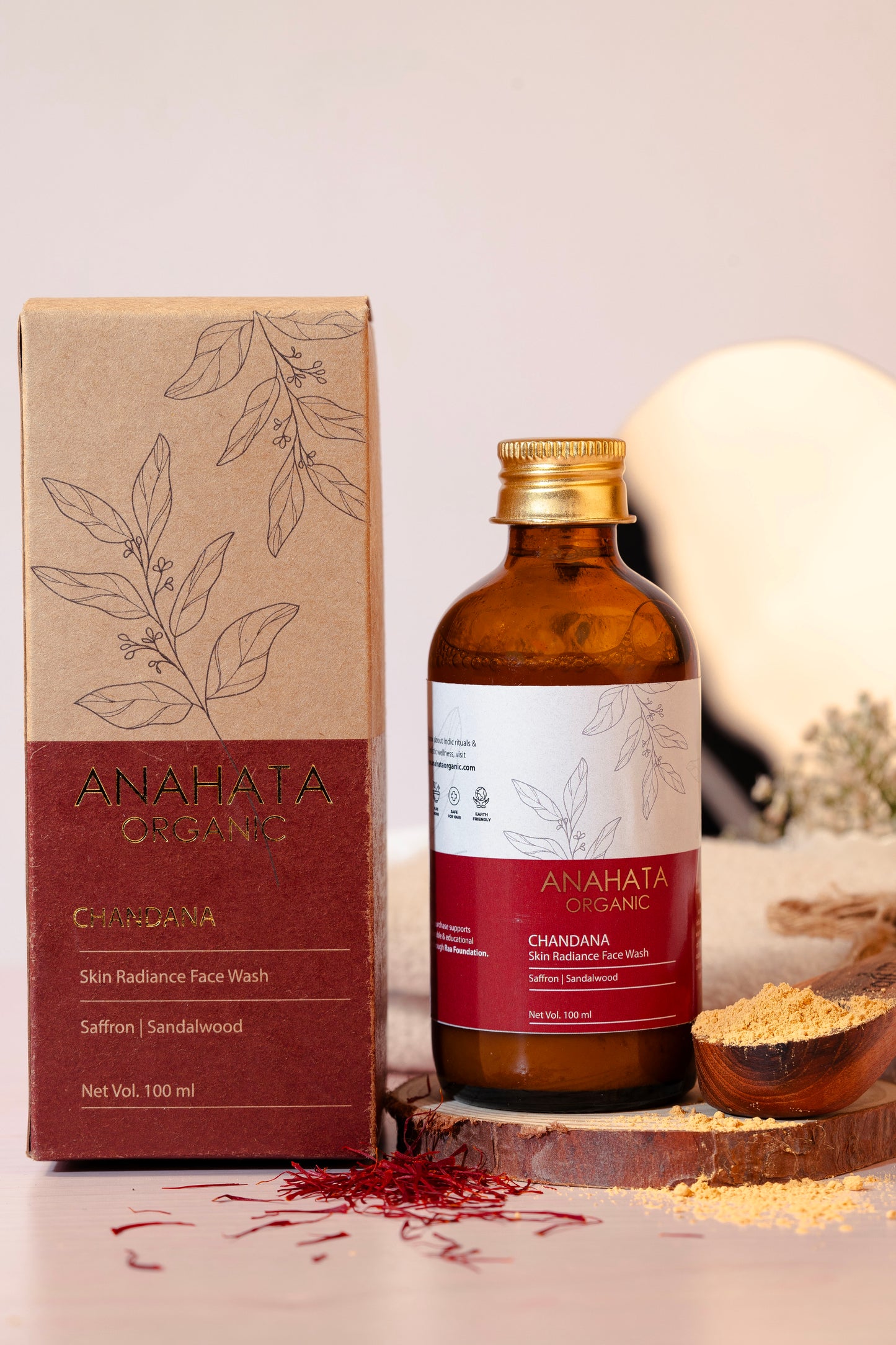 Chandana Skin Radiance Face Wash - Anahata Organic