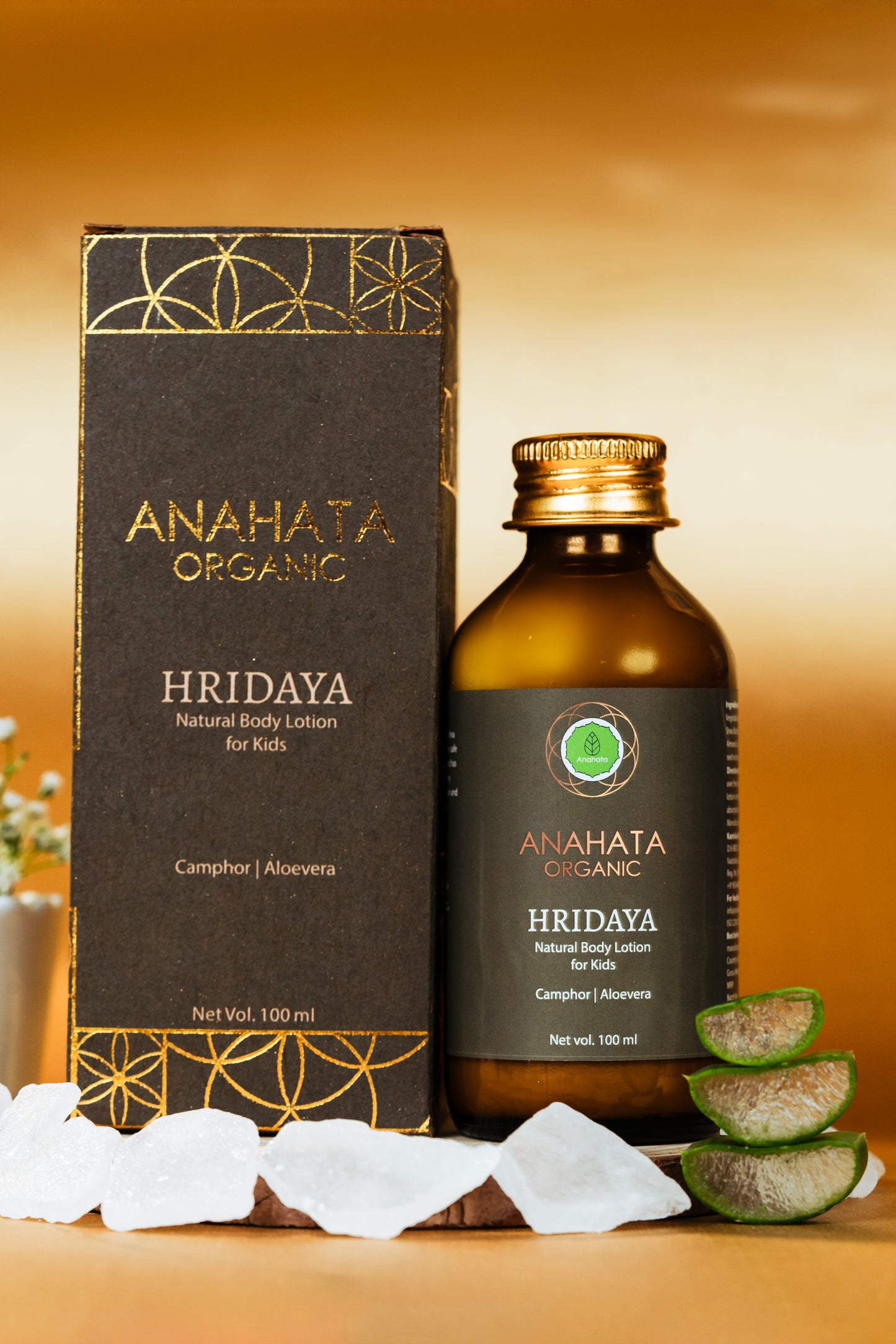 HRIDAYA Natural Body Lotion for kids - Anahata Organic