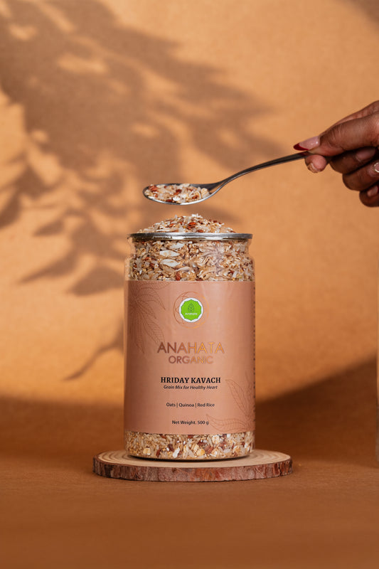 HRIDAY KAVACH Grain Mix for Healthy Heart - Anahata Organic