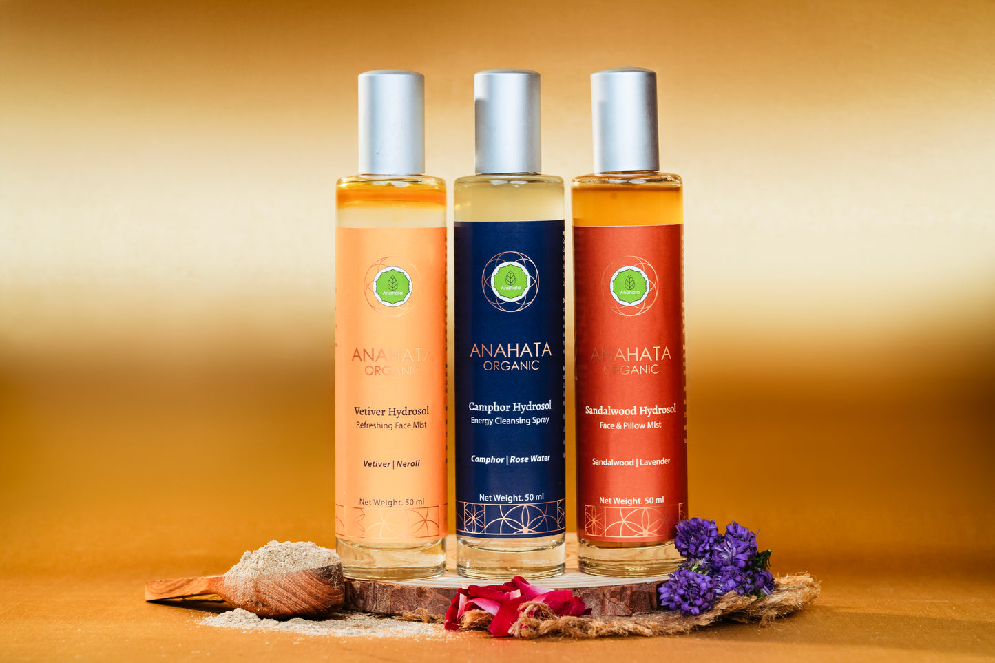 VETIVER HYDROSOL Refreshing Face Mist - Anahata Organic