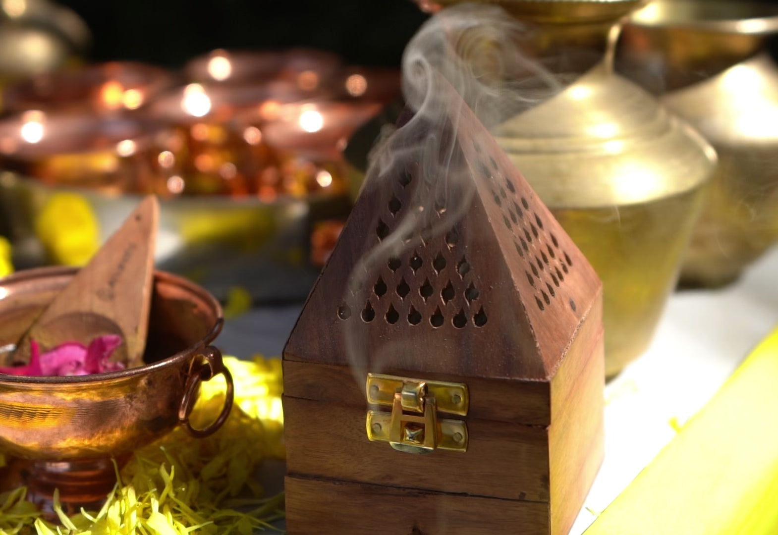 Wooden Dhoop Holder - Anahata Organic