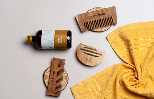 Wooden Beard Comb - Anahata Organic