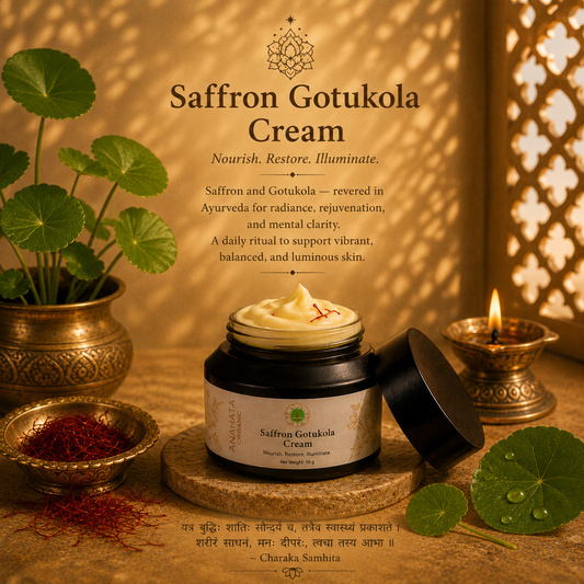 Saffron Gotukola Cream