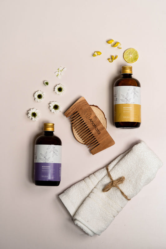 Wooden Shampoo Comb